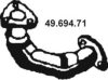 EBERSP?CHER 49.694.71 Exhaust Pipe